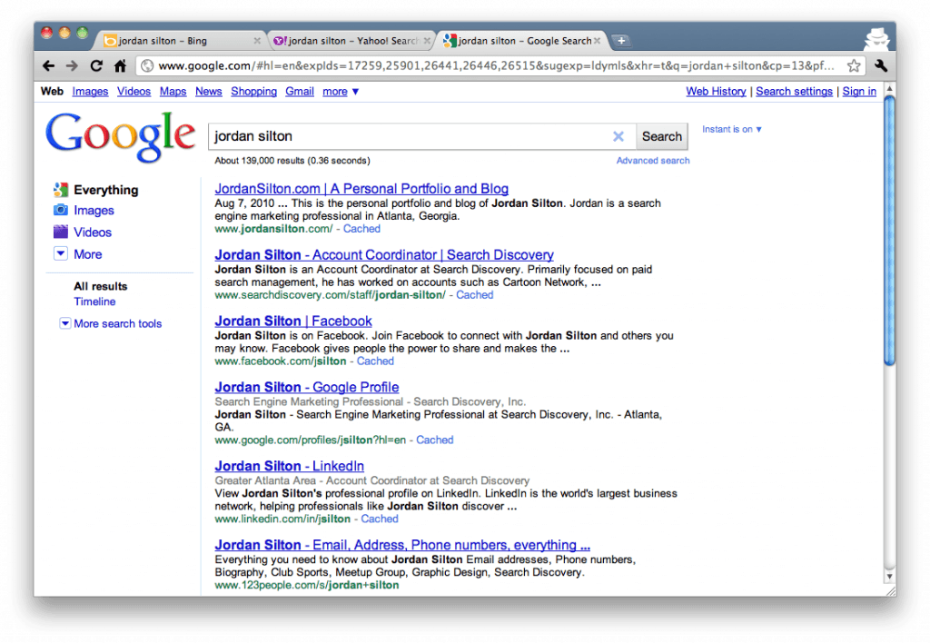 Google Search Results for "Jordan Silton"